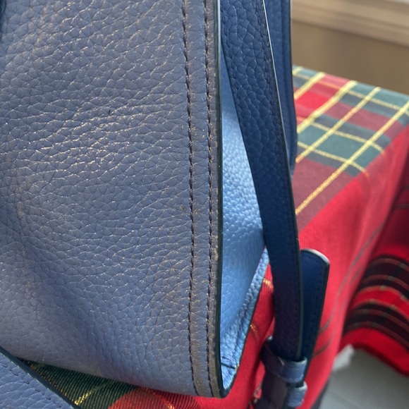 Kate Spade Purse Blue Handbag Satchel - Picture 4 of 7